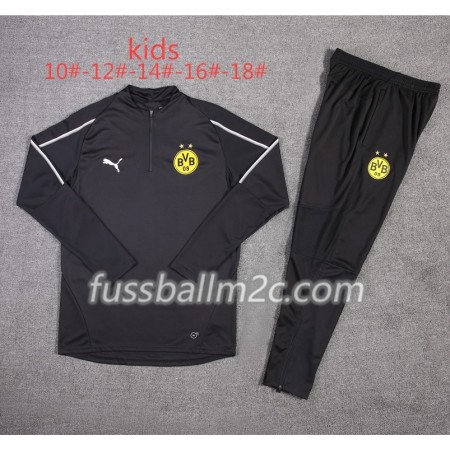 Borussia Dortmund Kinder Sweatshirts Anzüge Schwarz 2018-2019